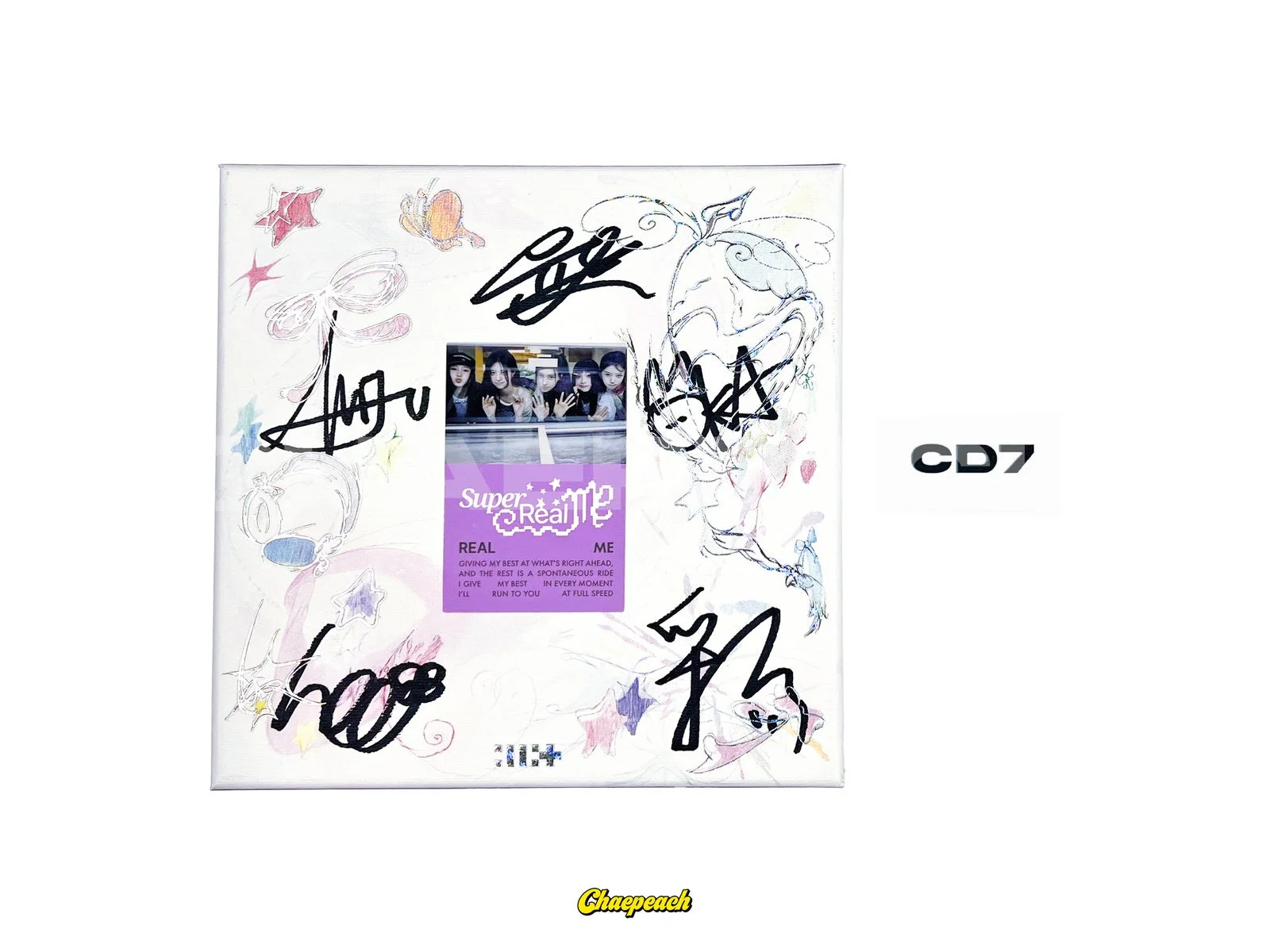 ILLIT - SUPER REAL ME (REAL ME Ver.) SIGNED ALBUM — chaepeach